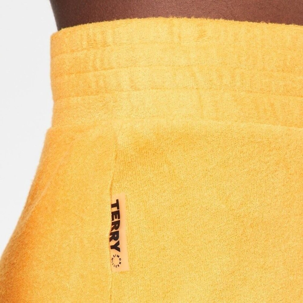 NWT SIMON MILLER GOLDEN YELLOW RETRO LOA WIDE LEG TERRY CLOTH PANTS SIZE SMALL - Picture 7 of 11